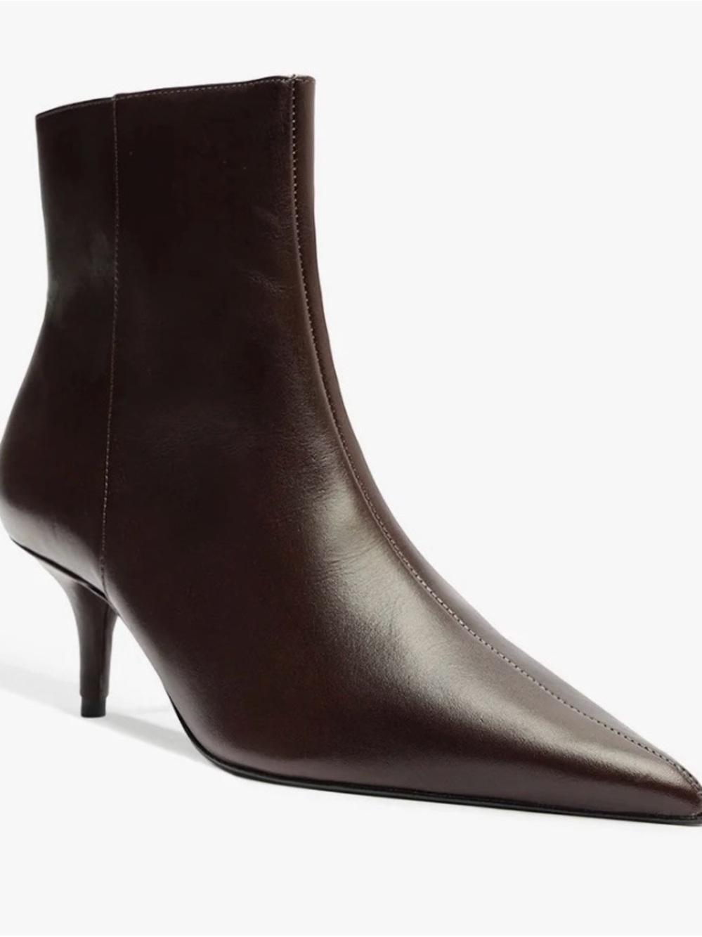 SCHUTZ Mikki Mid Bootie - Dark Chocolate - Picture 3 of 7